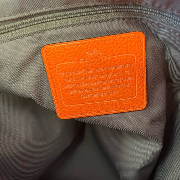 Coach Green Turnlock Rucksack main image 4